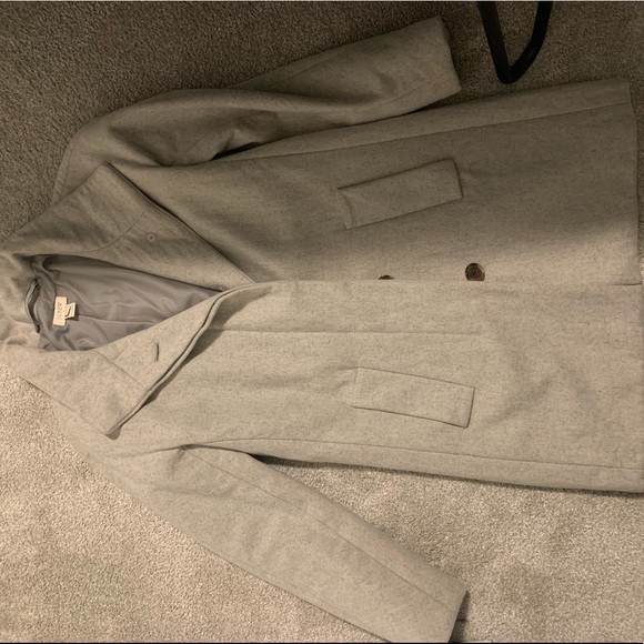 JCREW GREY JACKET COAT 00 XXS MID LENGTH - Picture 5 of 5